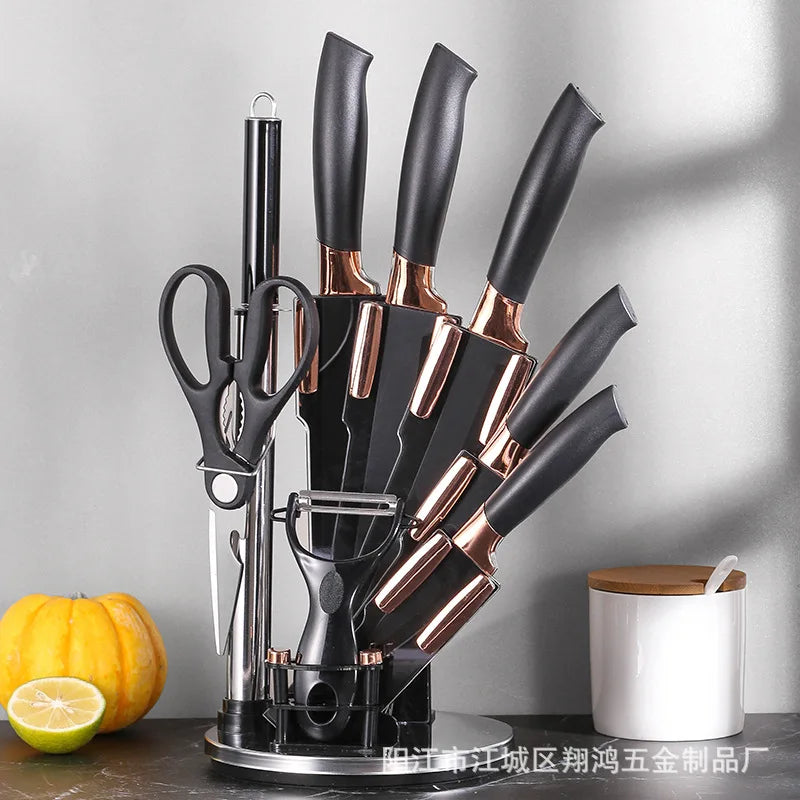 Stainless Steel 9-Piece Knife Set for Home Use Fruit Slicing Kitchen Gifts Kitchen Knives Set Quality Home Living Tools