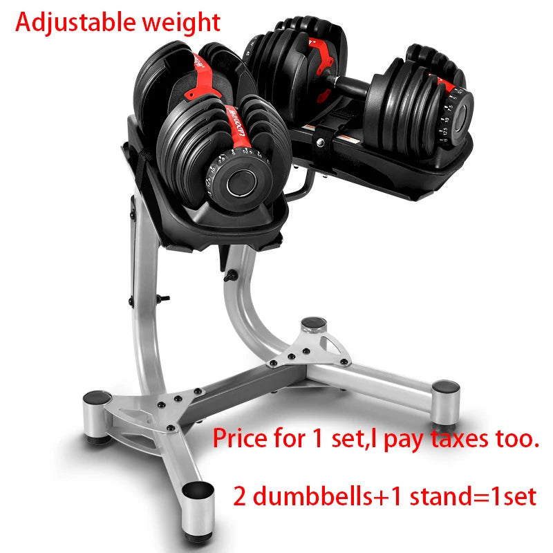 MIYAUP 40kg, 90lbs Adjustable Dumbbell Fitness Equipment Gym Weight New Pattern Exercise