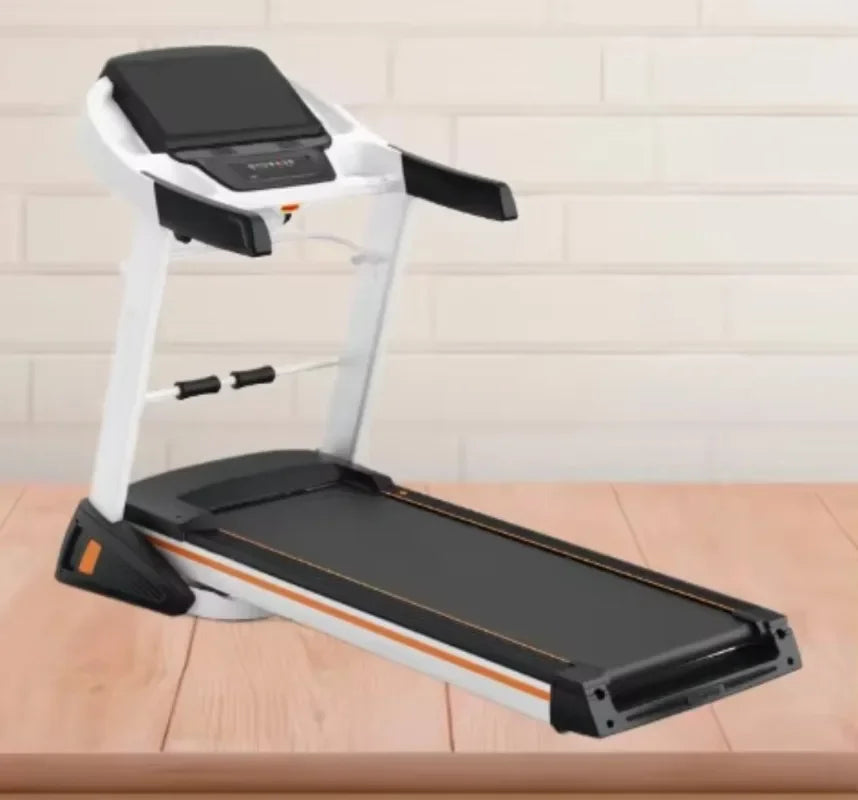 Treadmill with LCD Screen Foldable Calories Function, Leg Training, Aerobics, Home Gym Dual Purpose Electric Fitness Equipment
