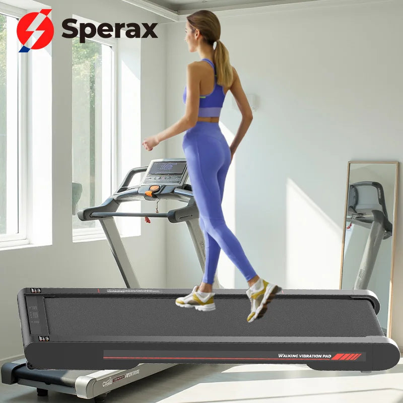 Home Fitness Walking Pad Mini Treadmill Machine Colorful Electric Vibration Plate For Weight Loss Motor Driven For Home Exercise
