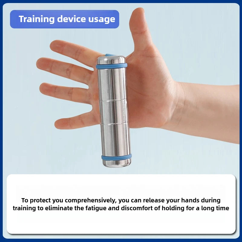 304 Stainless Steel Boxing Dumbbells with Adjustable Silicone Protective Straps Air Strike Training Weight Dumbbells