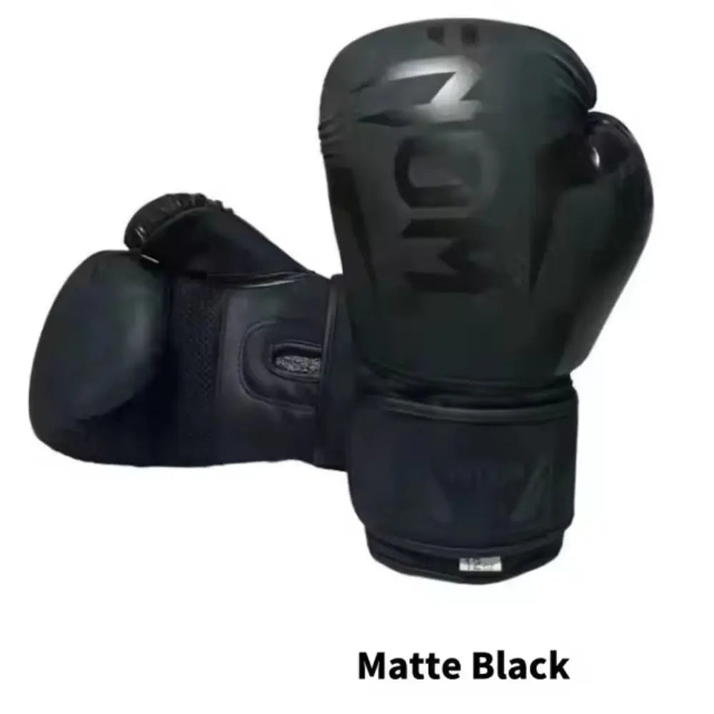 6/10/12/14Oz Kids Adult Boxing Gloves Breathable Professional Sanda Muay Thai Fighting Gloves PU Workout Gloves
