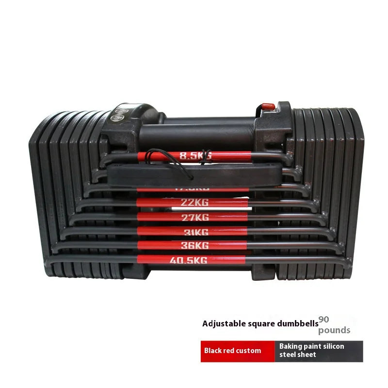 Adjustable Dumbbell Set 90LB Adjustable Dumbbells Fast Adjust Dumbbell Weight Set Adjustable Dumbbells 40kg