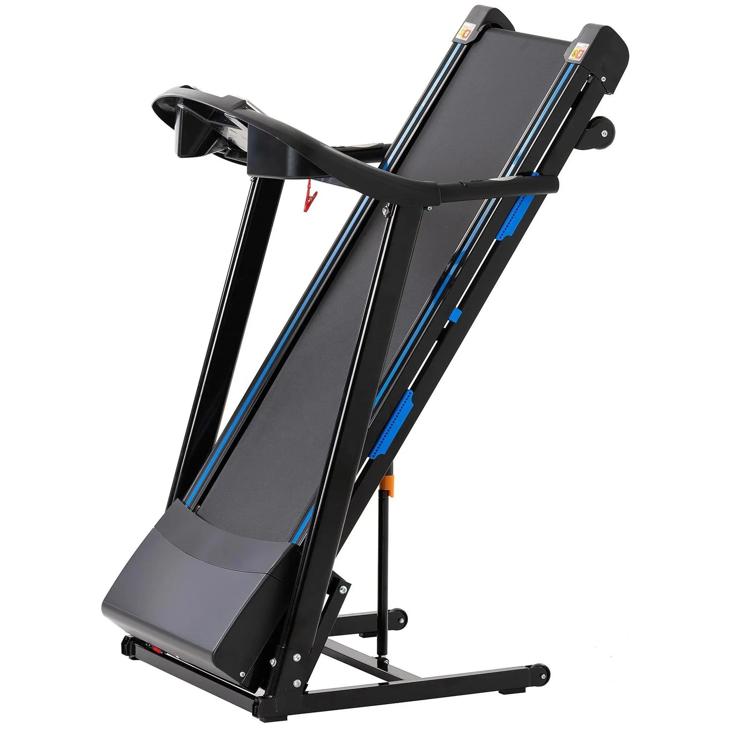 STLF Ready Ship Foldable Electric Treadmill for Home Fitness 15% Incline LCD Screen 150kg Max User Weight Folding Running Machin
