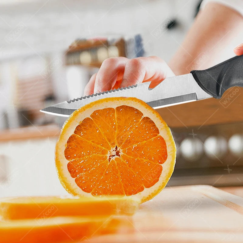 WXCOO Japanese Style Chef's Cooking Knives Fish Filleting Cutter Stainless Steel Meat Cleaver Sashimi Knife Bone Chopping Knife