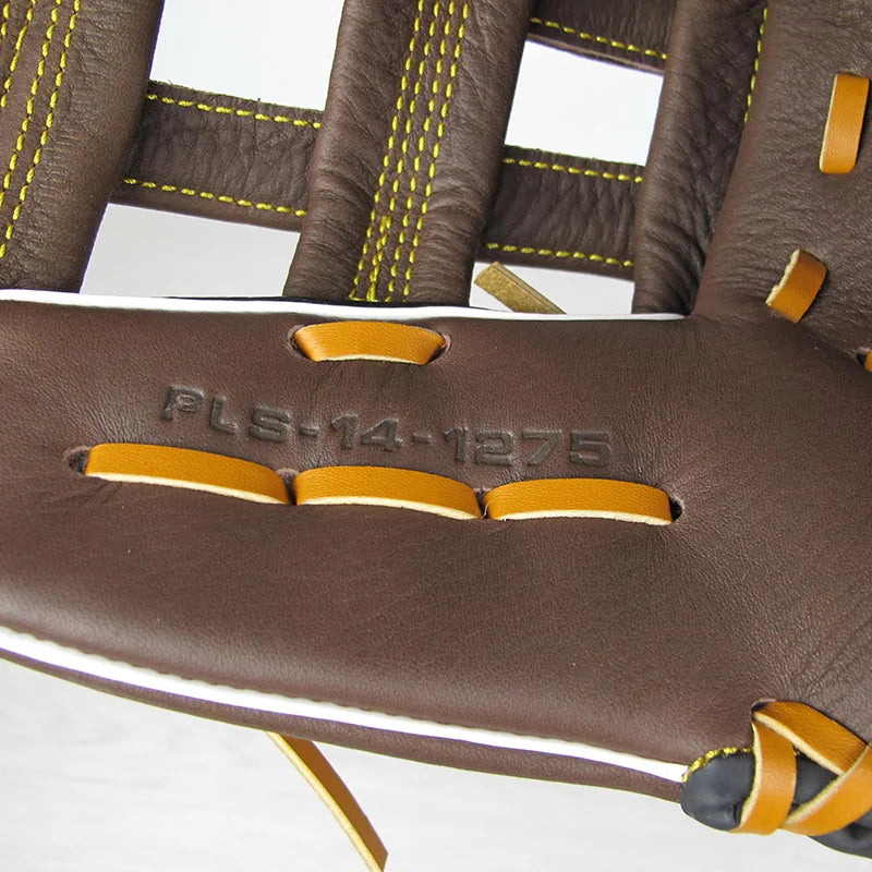 BRETT Leather Baseball Glove for Youth Beginner Advanced Level Ball ching Flower Falling Sports Fitn Fans Supplies