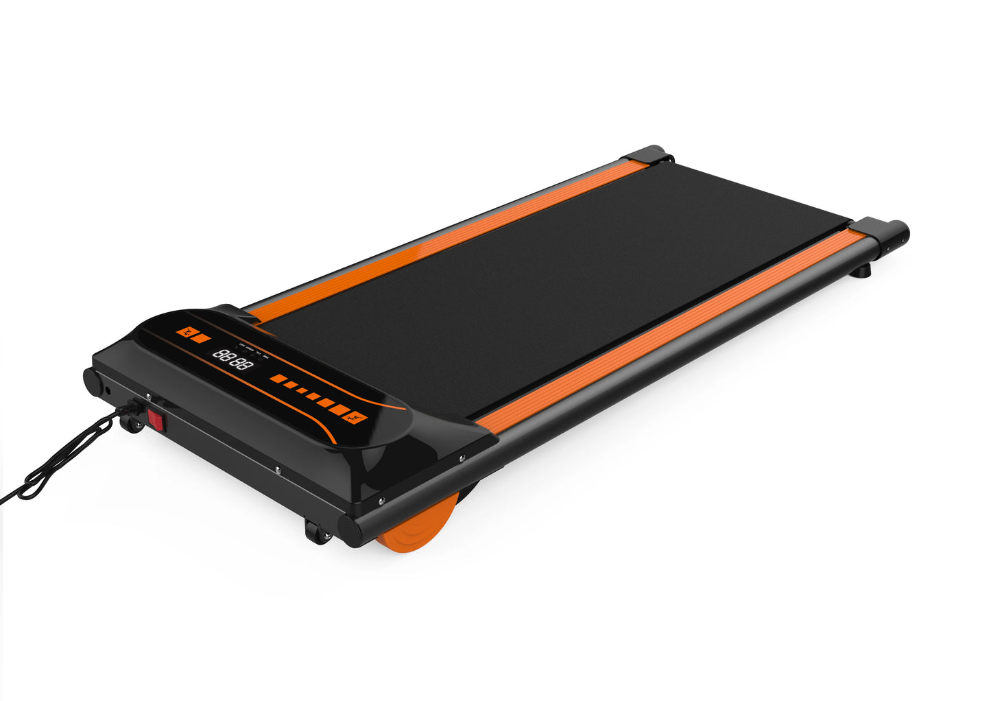 STLF Home Use Office Use Under Desk Electric Walking Pad With LCD Screen Steel Material Heart Rate Function Treadmill