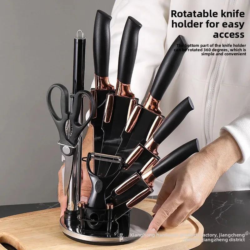 Stainless Steel 9-Piece Knife Set for Home Use Fruit Slicing Kitchen Gifts Kitchen Knives Set Quality Home Living Tools