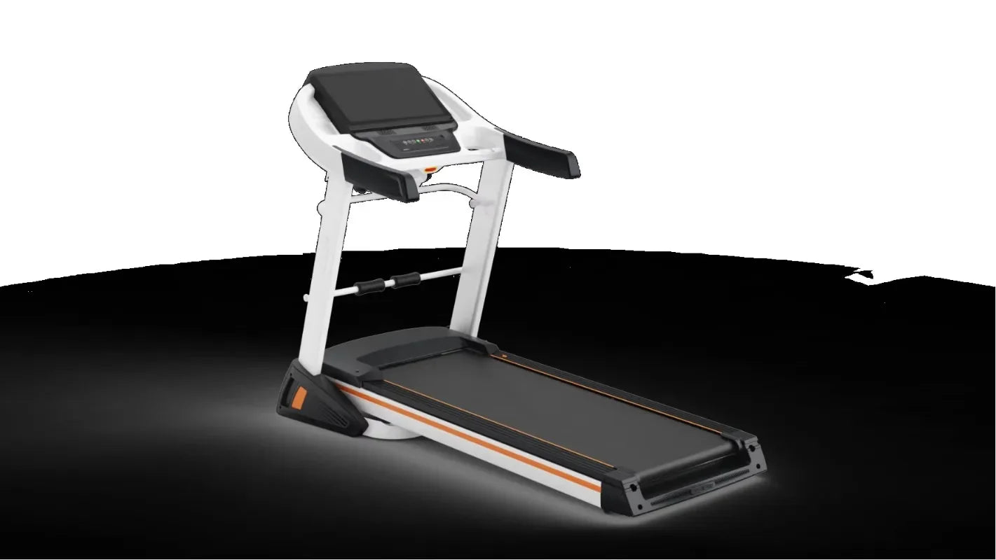 Treadmill with LCD Screen Foldable Calories Function, Leg Training, Aerobics, Home Gym Dual Purpose Electric Fitness Equipment