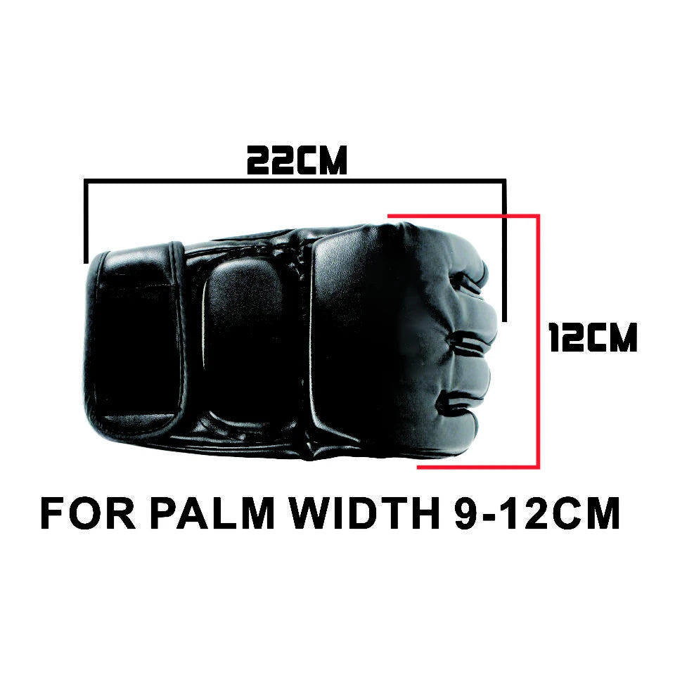 MMA Training Gloves Semi Finger Punching Bag Gloves Gloves For Men Professional Kickboxing Sparring Boxing Fitness PU