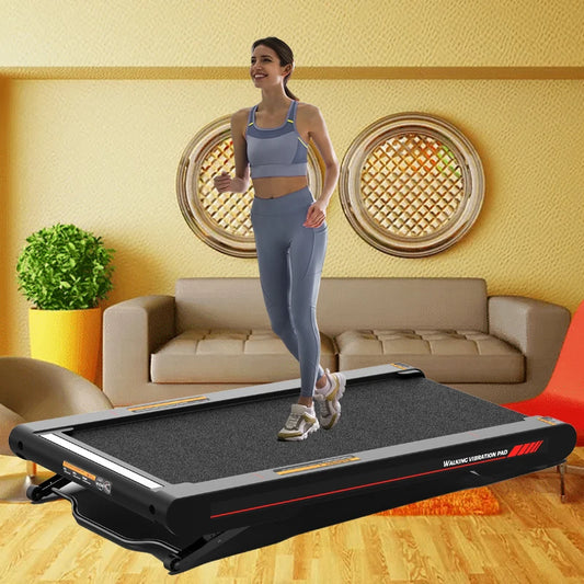 Home Fitness Walking Pad Mini Treadmill Machine Colorful Electric Vibration Plate For Weight Loss Motor Driven For Home Exercise