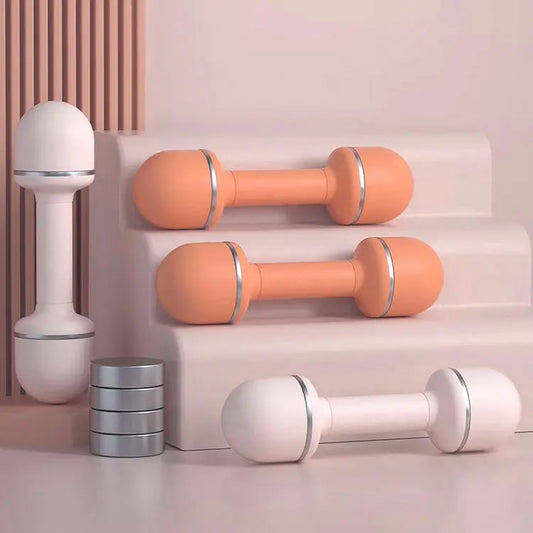 Adjustable weight dumbbells for women Household fitness equipment Children's primary school practice arm muscles Small dumbbells