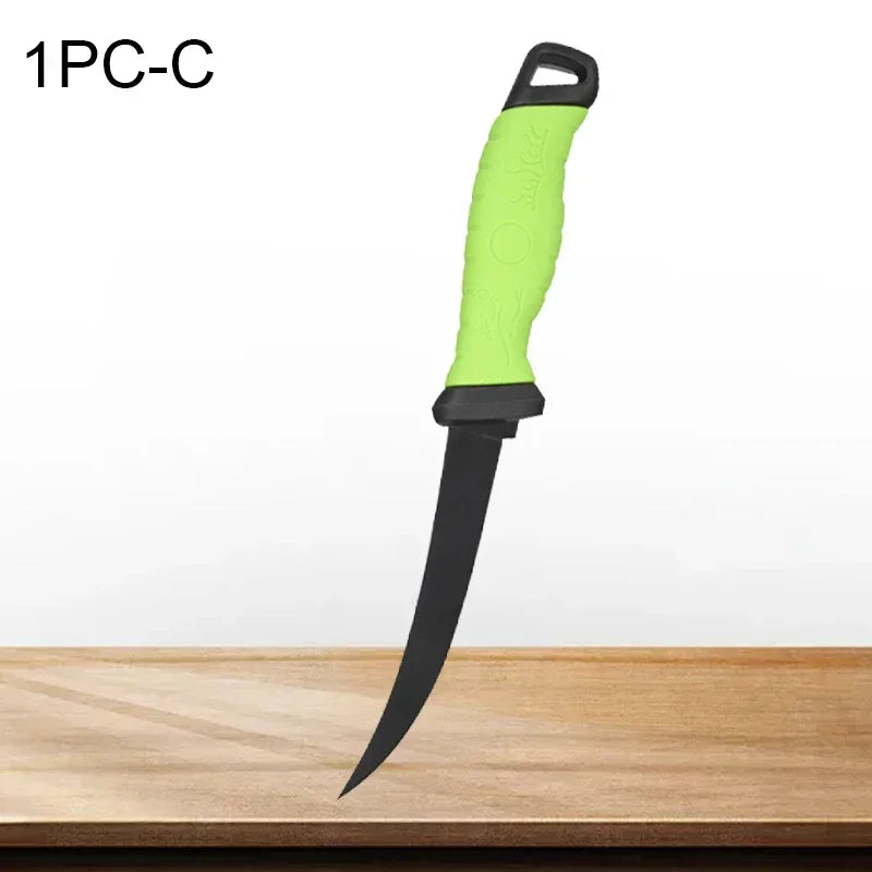 WXCOO Japanese Style Chef's Cooking Knives Fish Filleting Cutter Stainless Steel Meat Cleaver Sashimi Knife Bone Chopping Knife