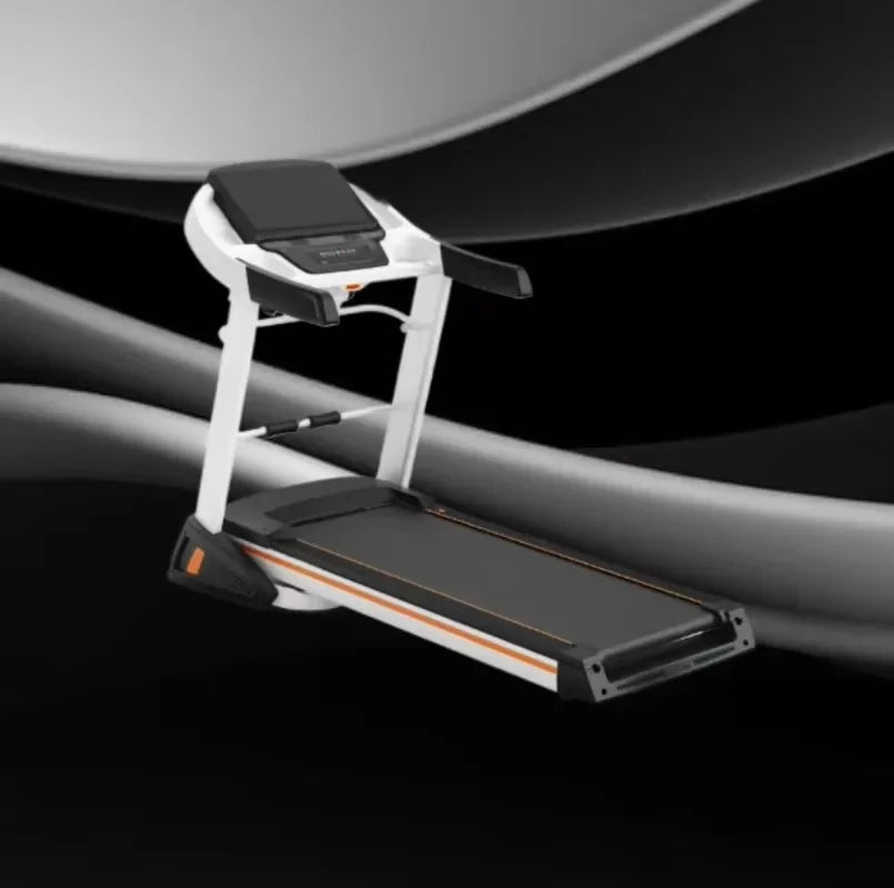 Treadmill with LCD Screen Foldable Calories Function, Leg Training, Aerobics, Home Gym Dual Purpose Electric Fitness Equipment