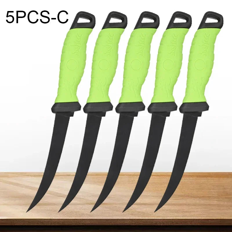 WXCOO Japanese Style Chef's Cooking Knives Fish Filleting Cutter Stainless Steel Meat Cleaver Sashimi Knife Bone Chopping Knife