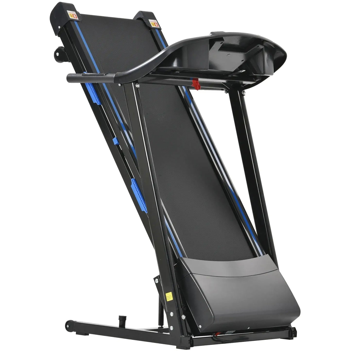 STLF Ready Ship Foldable Electric Treadmill for Home Fitness 15% Incline LCD Screen 150kg Max User Weight Folding Running Machin