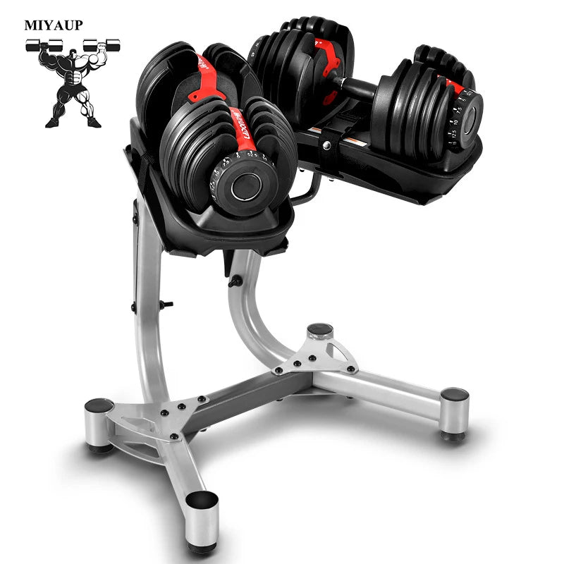 MIYAUP 40kg, 90lbs Adjustable Dumbbell Fitness Equipment Gym Weight New Pattern Exercise