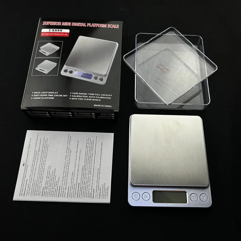 0.01g LCD Digital Jewelry Scale Smart Precision Electronic Pocket Portable Kitchen Food Scales Gram Weight Balance